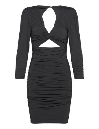 Melanie Short Dress Black Notes Du Nord