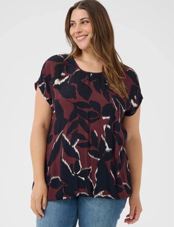 Kaffe Curve Kcami Stanley Printed - Red - 52