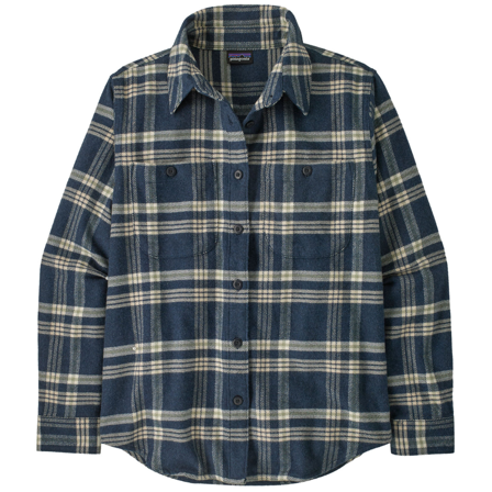 Patagonia W's Fjord Flannel Shirt Old Spruce: Sunken Blue