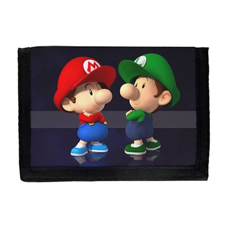 Baby Mario Och Baby Luigi Plånbok