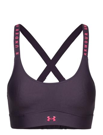Ua Infinity Mid Covered Lingerie Bras & Tops Sports Bras - ALL Lilla Under Armour*Betinget Tilbud