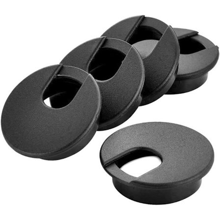 12 kpl 50 mm / 2 tuuman muovikotelo pöytäjohdolle