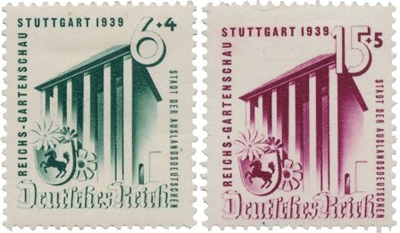 Tyske Rige 1939 - MICHEL 692-693 - Postfrisk