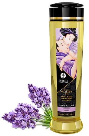 Shunga Massage Oil Sensation Lavender 240ml