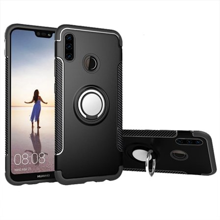 Huawei P30 Lite - Praktiskt Skal med Ringhållare (FLOVEME)