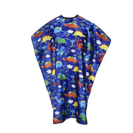 Barnefrisørkappe med nakkebørste, profesjonell frisørkappe med justerbar trykknapp