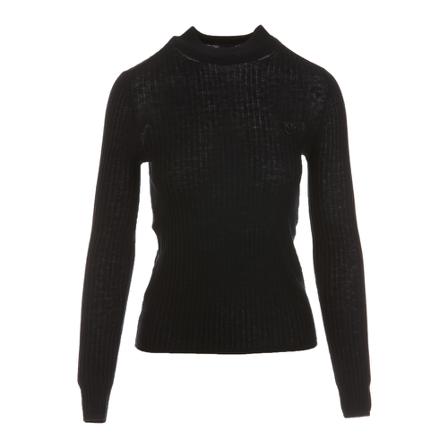 Pinko - Stickade Tröjor & Koftor - Svart - Dam - Storlek: Xs, Dam, Storlek: XS