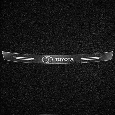 Autodele Bil Tærskel Beskytter Transparent Dekorativt Badge Klistermærke Til Toyota C-hr Prado Rav4 Yaris Hilux Prius Avensis Corolla Camry