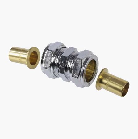 PEX Skarvnippel 22 x 22 mm