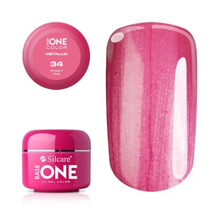 Base one - Metallic - Pinky pie 5g UV geeli
