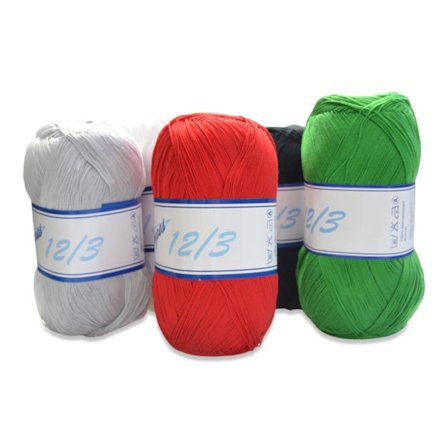 12/3 Heklegarn 200 gr. på nøste Natur