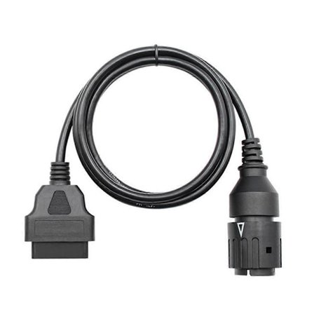 För ICOM D Kabel Motorcyklar 10-Pin Diagnostikkabel för 10-Pin Adapter till 16-Pin OBD2 Scanner Förlängningskabel