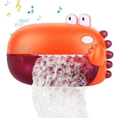 Dinosaur Boblebadmaskin, Automatisk Baby Badeleker (250 ml)