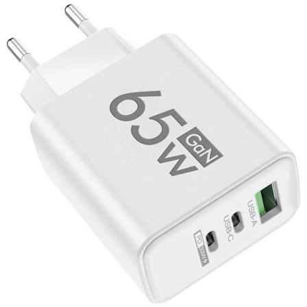 PD 65W GaN USB Laddare Snabb Charge 3.0 EU/US Plug Vägg Laddare För iPhone 15 Xiaomi Samsung Type C