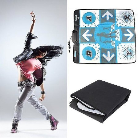 Halkskyddande Dance Revolution-matta för Nintendo Wii-spel