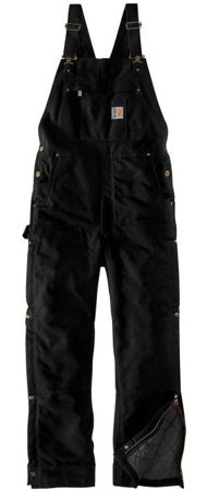 Carhartt Workwear Carhartt M's Firm Duck Insulated Bib Overall Black