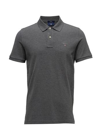 Original Pique Ss Rugger Polos Short-sleeved Grå GANT
