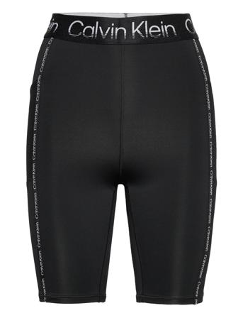 Wo - Knit Shorts Running/training Tights Svart Calvin Klein Performance
