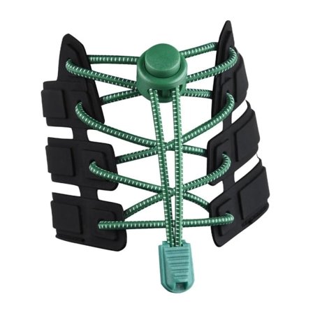 No Tie Skosnören Reflekterande skosnören GRÖN