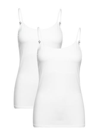 Visurface Strap Top New 2-Pack Top Ærmeløs Top Hvid Vila