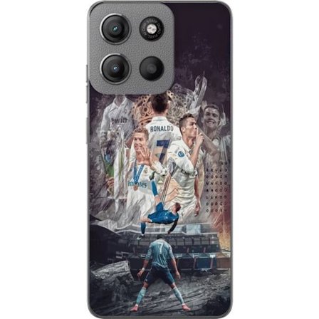 Yhteensopiva Puhelinkuori Motorola Moto G15 Power Cristiano Ronaldo Al-Nassr Portugali ikoninen hyökkääjä ja kaikkien aikojen paras maalintekijä, joll