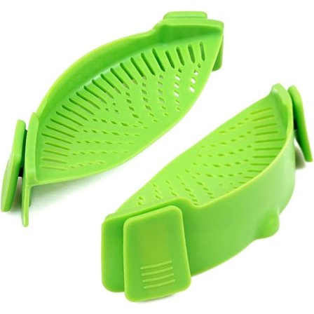 Silikon Klips-på Dørslag Sett med 2 - Universal Størrelse - Matvarekvalitet