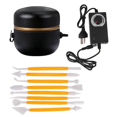 1 set Mini Elektrisk Drejskiva