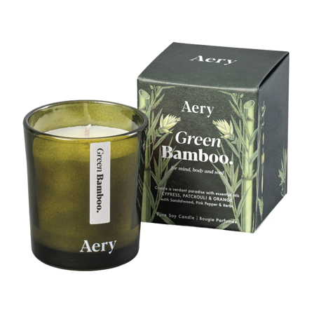 Aery Living Green Bamboo Votive Candle, 70 g