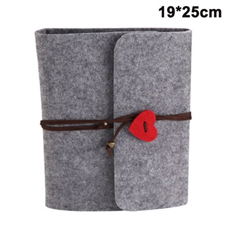 Fotoalbum i filt, gör-det-själv