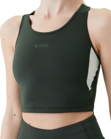 Björn Borg Women's Borg Crop Tank Women Short sleeved fitness sweater Blue S