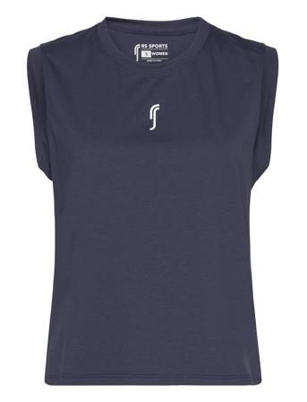 Women’s Relaxed Tank Top T-shirts & Tops Sleeveless Marineblå RS Sports*Betinget Tilbud