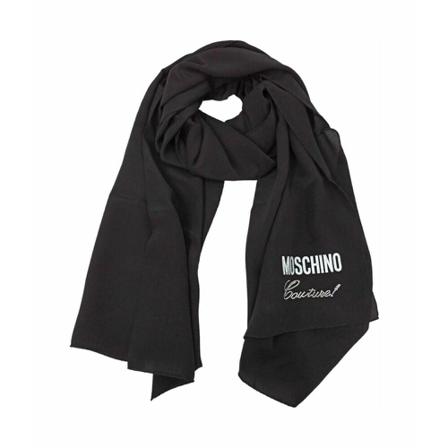 Moschino - Sjalar - Svart - Dam - Storlek: One Size, Dam, Storlek: ONE SIZE