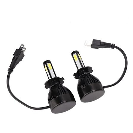 2 st H7 80W Super Ljus Bil LED Strålkastare Vattentät Auto Strålkastare