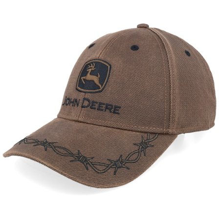 John Deere - Braun Adjustable Cap - Oilskin With Tm Cap Brown Adjustable @ Hatstore