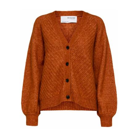 Selected Femme, Sweatshirts ; Hoodies Oranje, Dames, Maat:XS,Polyamide