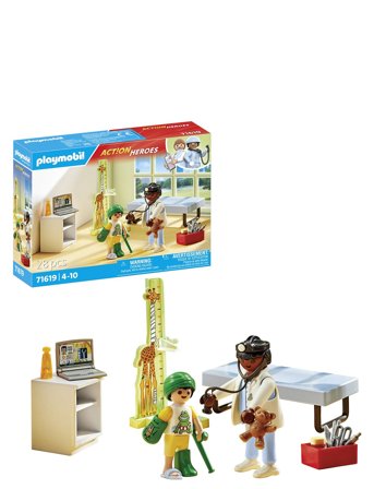 PLAYMOBIL Pediatrician With Teddy Bear - Multi/patterned - ONE SIZE