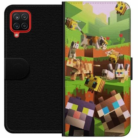 Samsung Galaxy A12 Plånboksfodral Minecraft