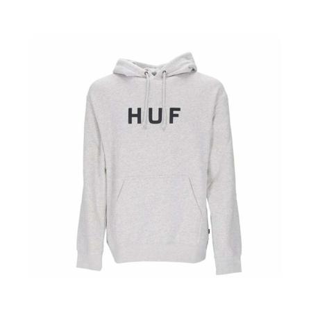 Huf, Hoodies Grijs, Heren, Maat:M