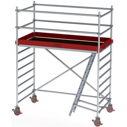 Laggo Jumbo Pro Rullestillas bred 620 cm, Stiger & stillaser