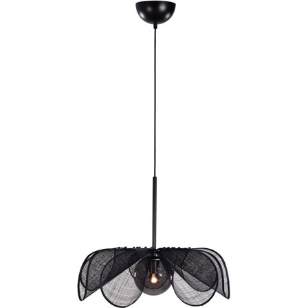 Markslöjd - Taklampe STYRKA 1L 63cm Svart/ Rök Annet