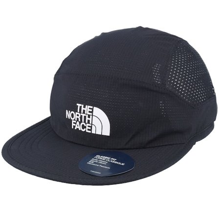 The North Face - Schwarz 5panel Cap - Summer Light Run Hat Tnf Black 5-Panel @ Hatstore