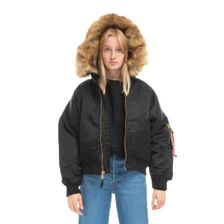 Alpha Industries Down Jakke Sort, Dame