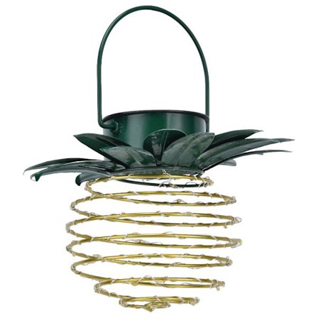 Riippuvat aurinkoenergialla toimivat LED-valot Söpö ananas Kannettava IP65 vedenpitävä lyhty