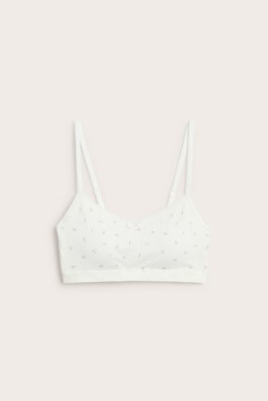 Kappahl | Saumattomat rintaliivit pitsiyksityiskohdilla | Valkoinen