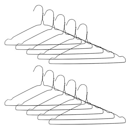 Galgar metall 10 st svart