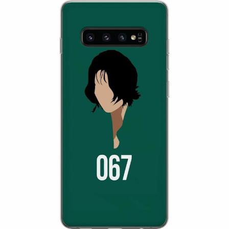 Samsung Galaxy S10 Genomskinligt Skal Squid Game