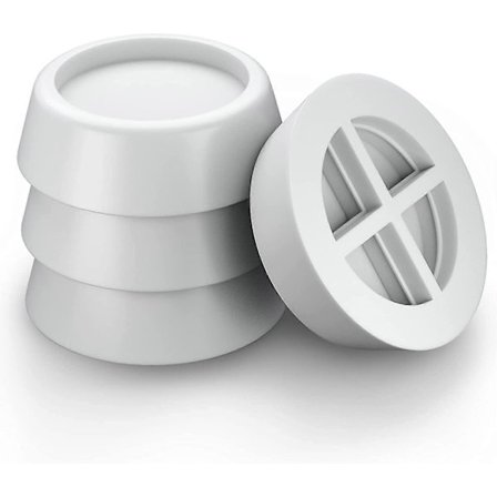 Maskinfod, vaskemaskine, anti-vibrations gummifødder, skridsikre, gulvbeskytter, stødabsorberende skive til Tap YVK