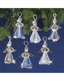 Bastelkit Tannenbaumschmuck Engel 6-er Pack