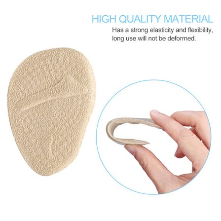Fotputer, 2 par Anti-skli skoputer Innlegg Gel Forfotssåler for kvinner