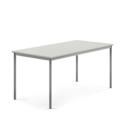 Tisch BORÅS, 1600x800x720 mm, Laminat grau, alugrau